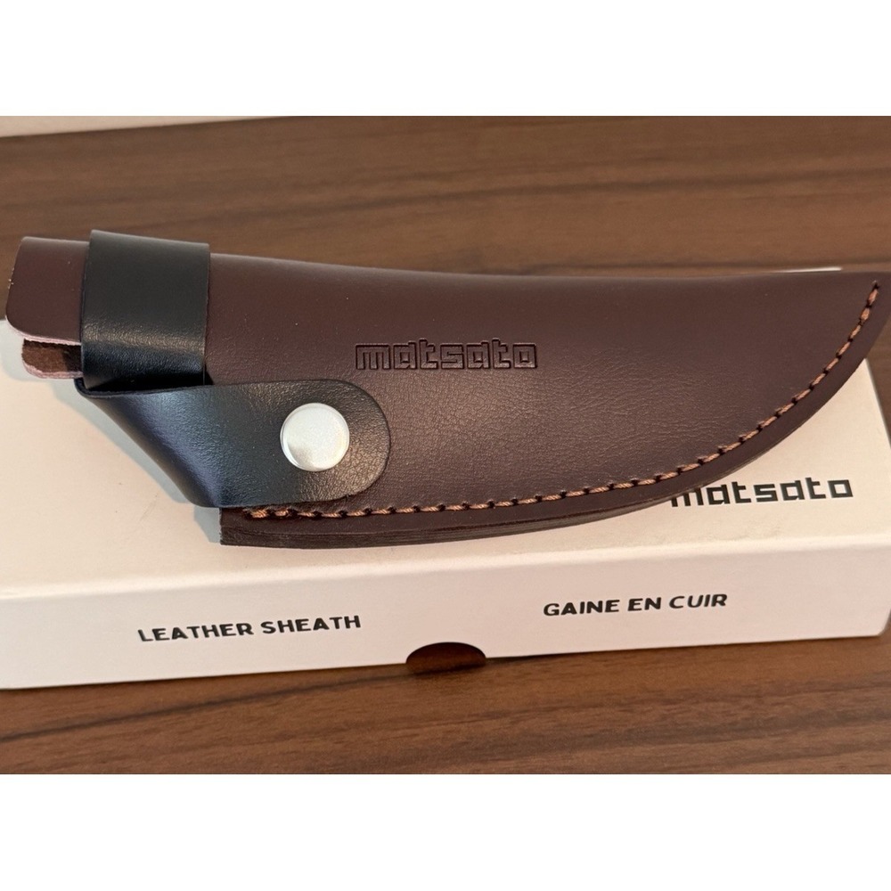 MATSATO Premium Leather Sheath‎ For Original Matsato Japanese Steel Chef Knife
